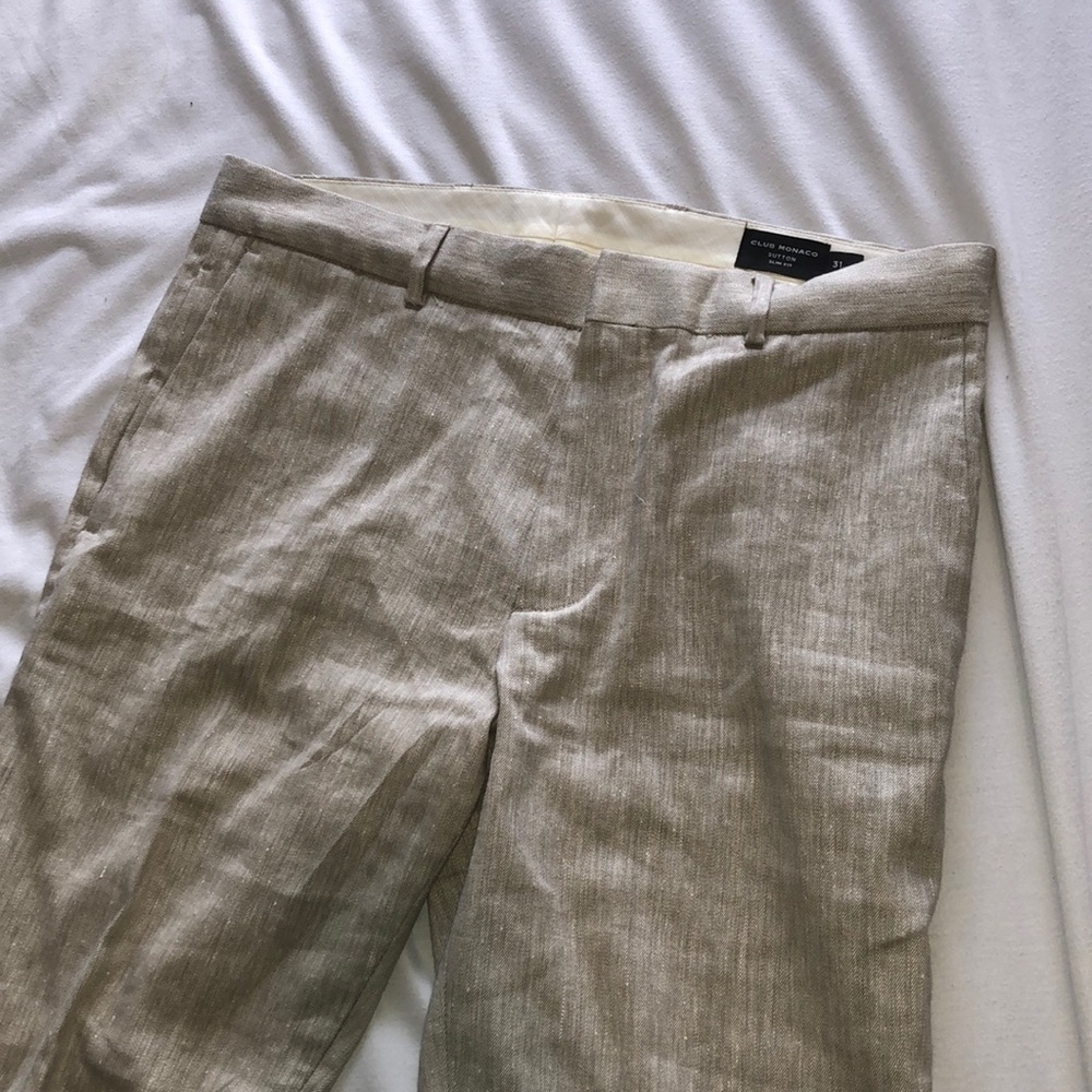 Club Monaco pants men 31 beige
